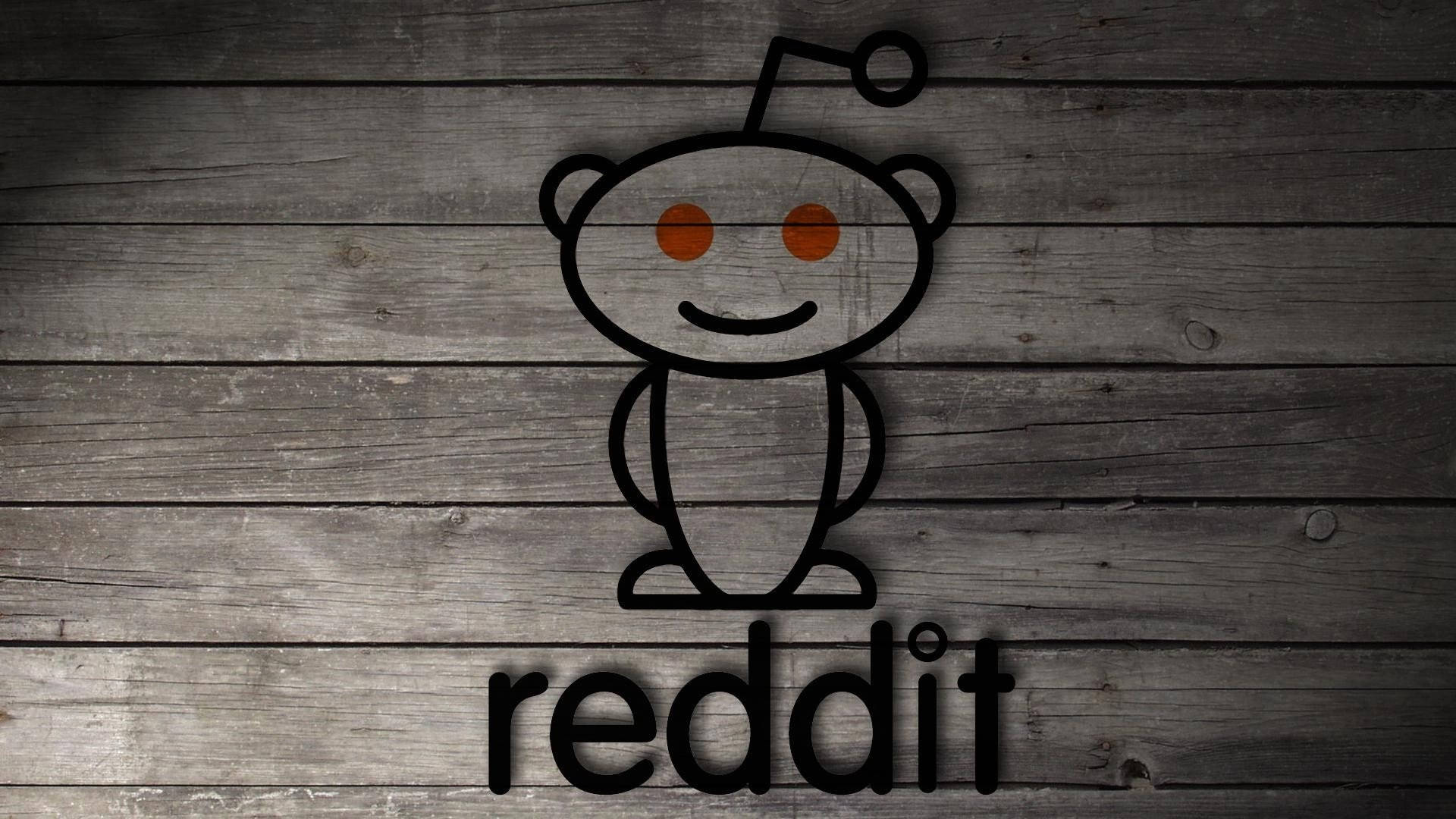 Wooden Aesthetic Reddit Symbol Wallpaper