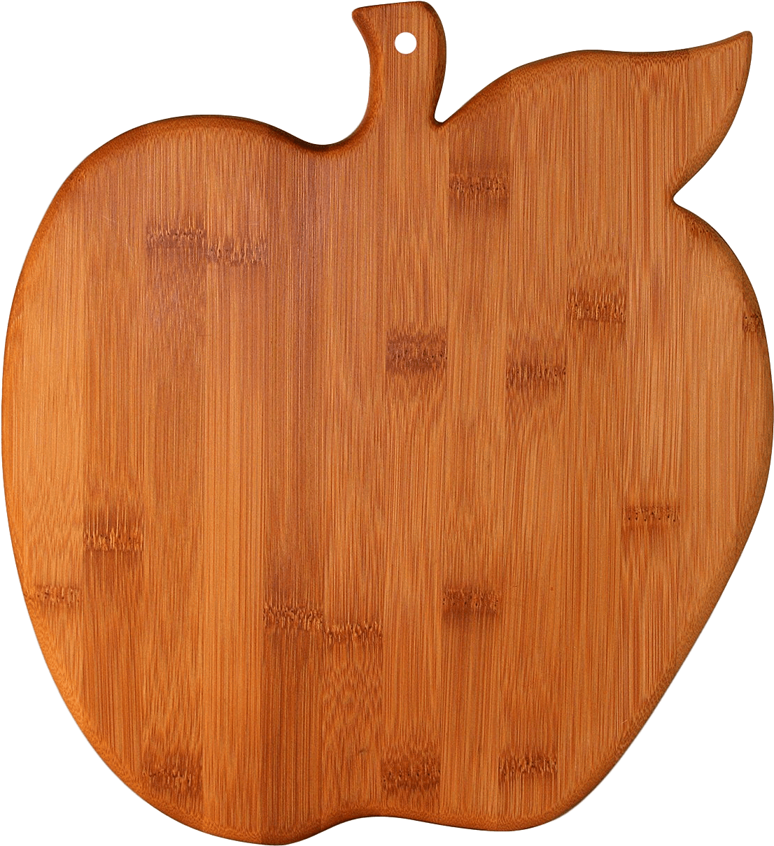 Wooden Apple Shaped Cutting Board PNG