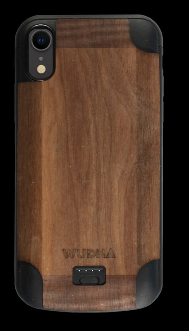Wooden Backed Smartphone Case PNG