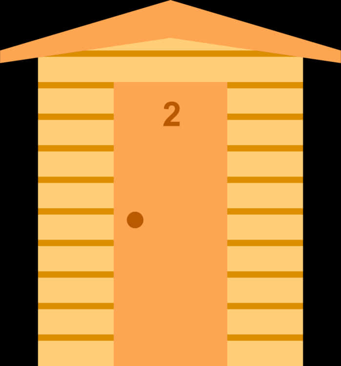 Wooden Beehive Number2 PNG