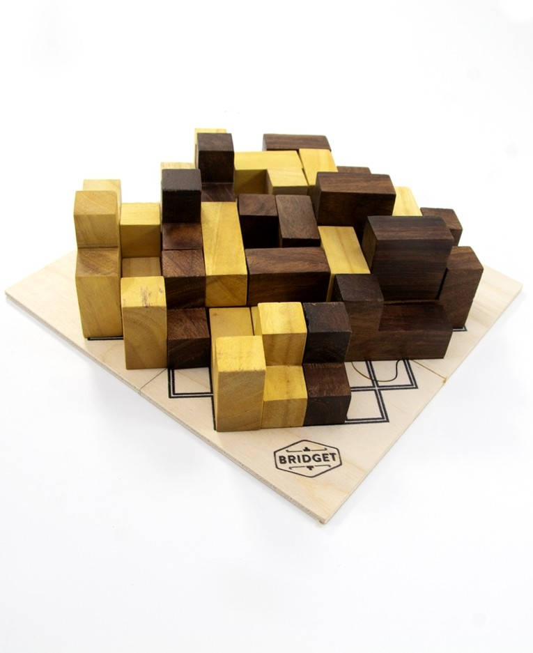 Wooden Blocks Strategy Bridgette Board Game Wallpaper