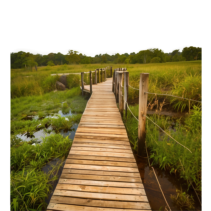 Wooden Boardwalk Path Png Lja PNG