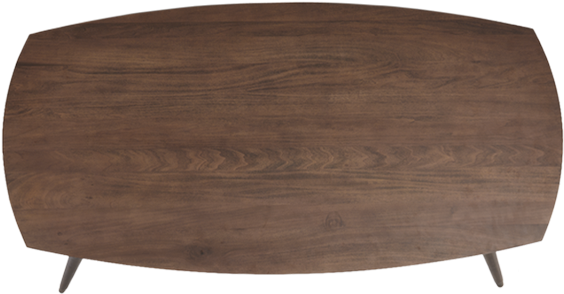 Wooden Coffee Table Mid Century Modern Design PNG