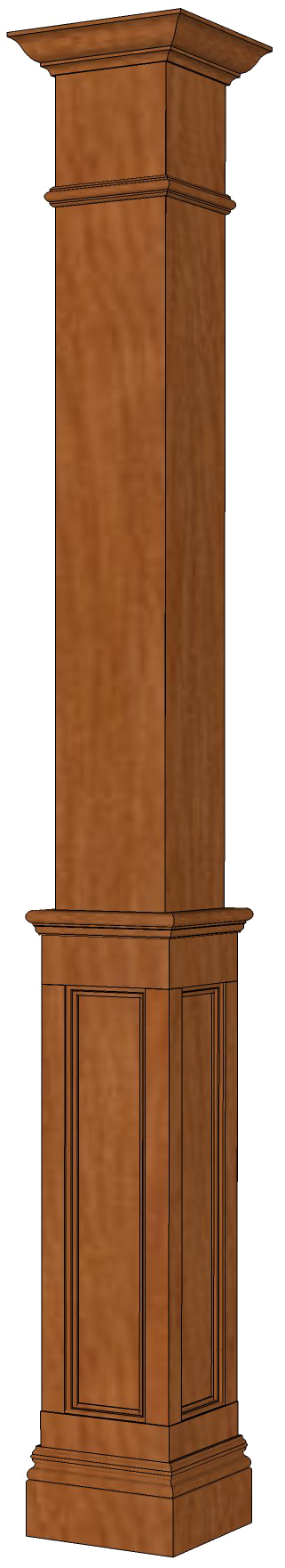 Wooden Column Illustration PNG