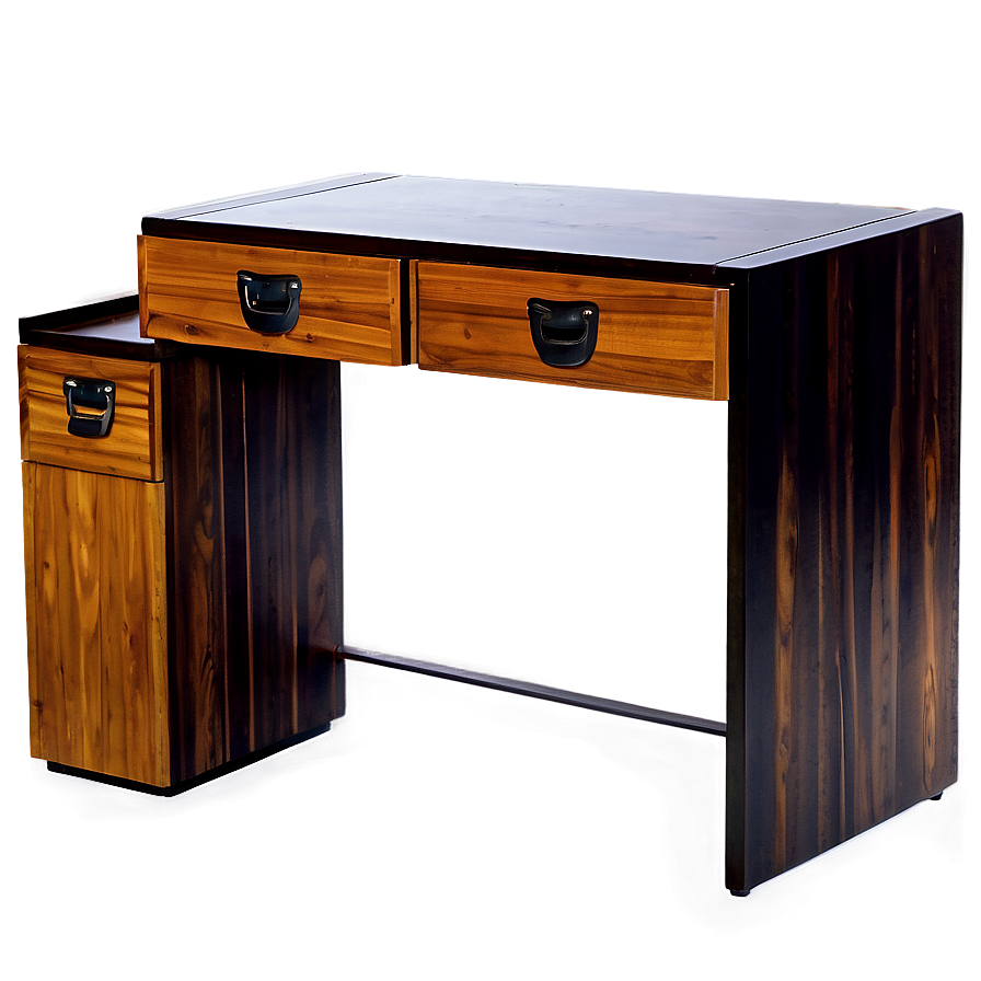 Wooden Computer Desk Png Akl PNG