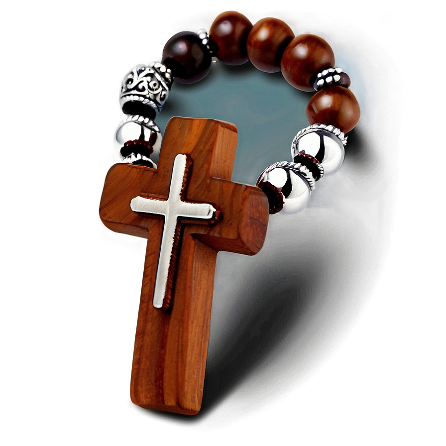 Wooden Cross Bracelet Png Uvr23 PNG