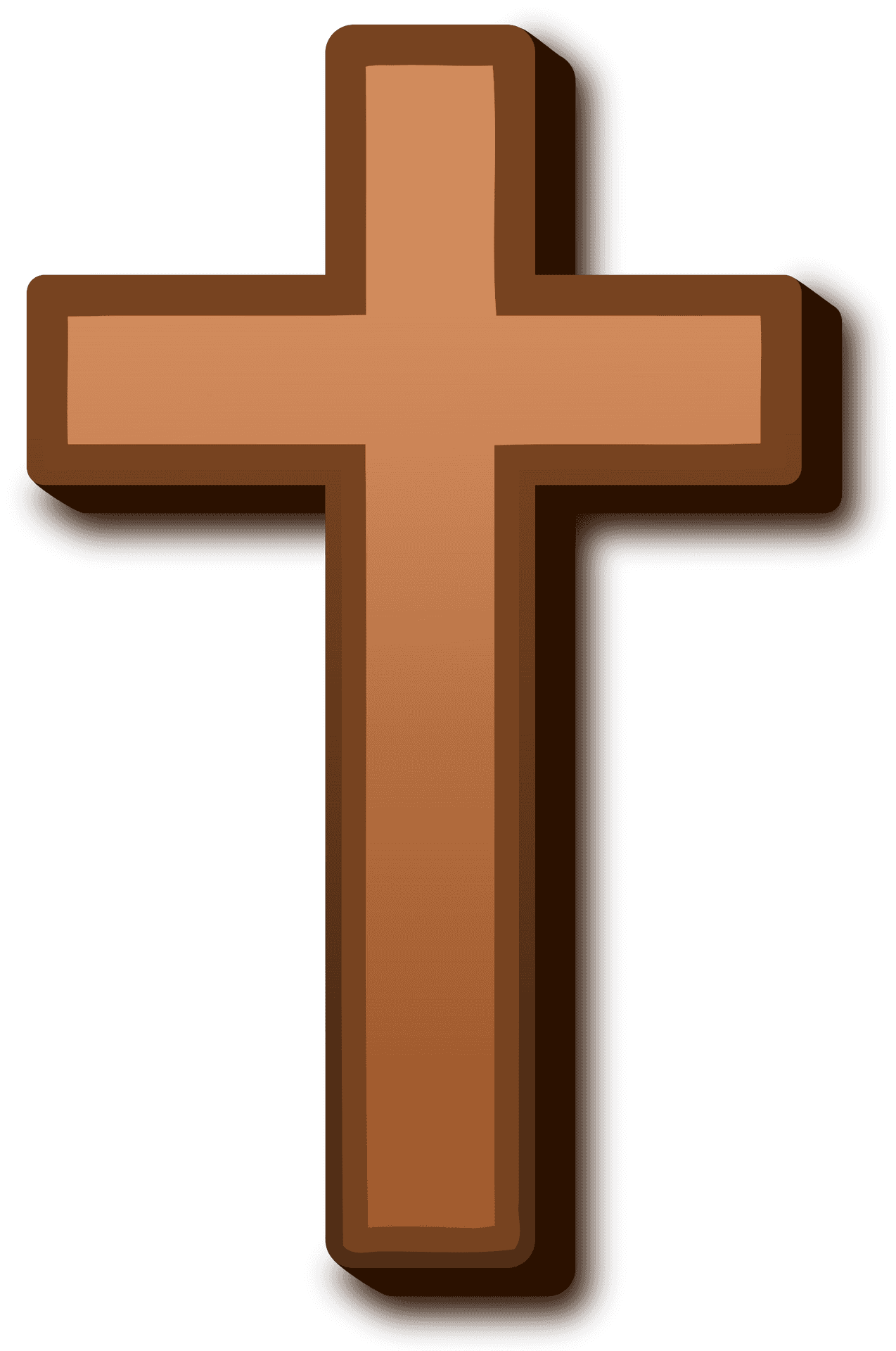Wooden Cross Icon PNG