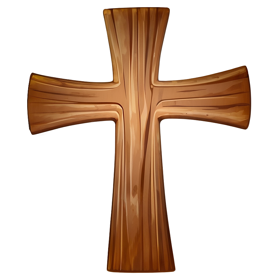 Wooden Cross Outline Png 05252024 PNG