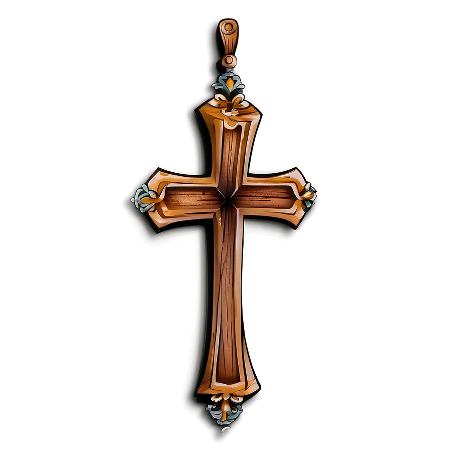 Wooden Cross Tattoo Design Png 05252024 PNG