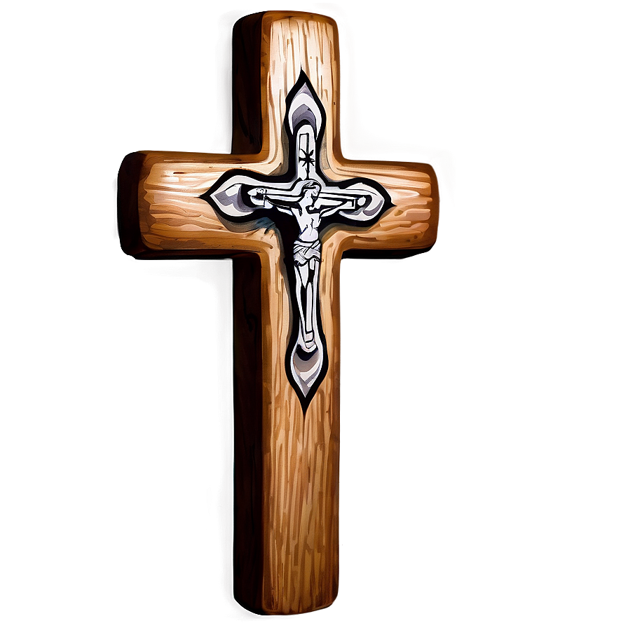 Wooden Cross Tattoo Design Png Puf PNG