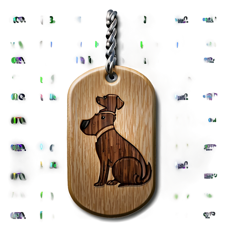 Wooden Dog Tag Png 74 PNG