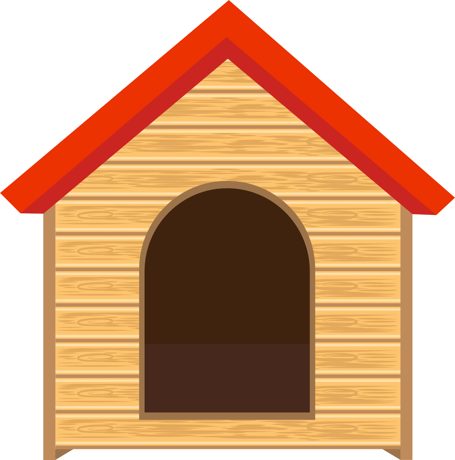 Wooden Doghouse Illustration PNG