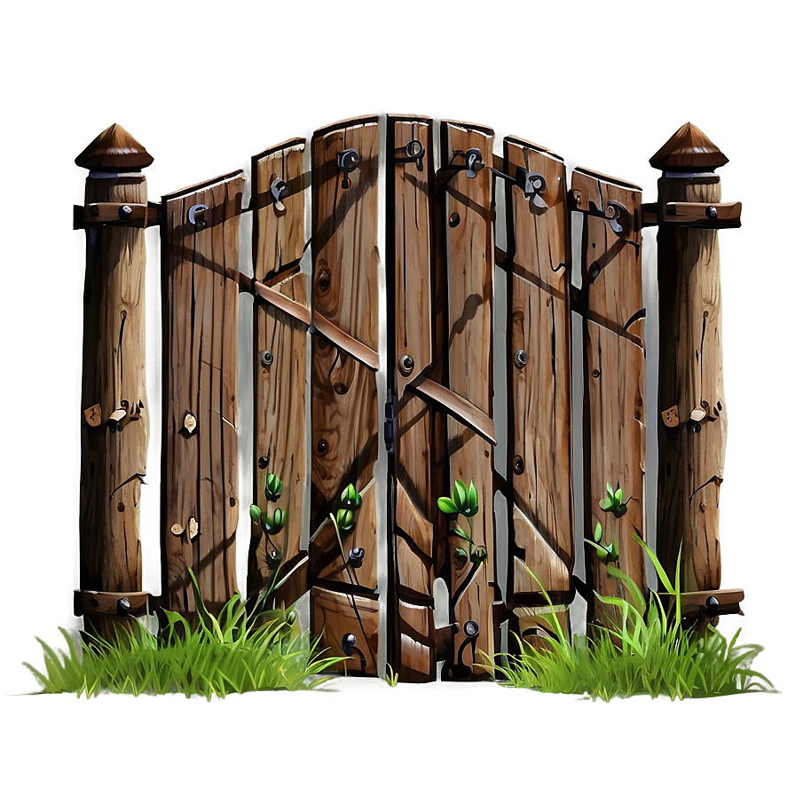 Download Wooden Farm Gate Png Lre46 | Wallpapers.com