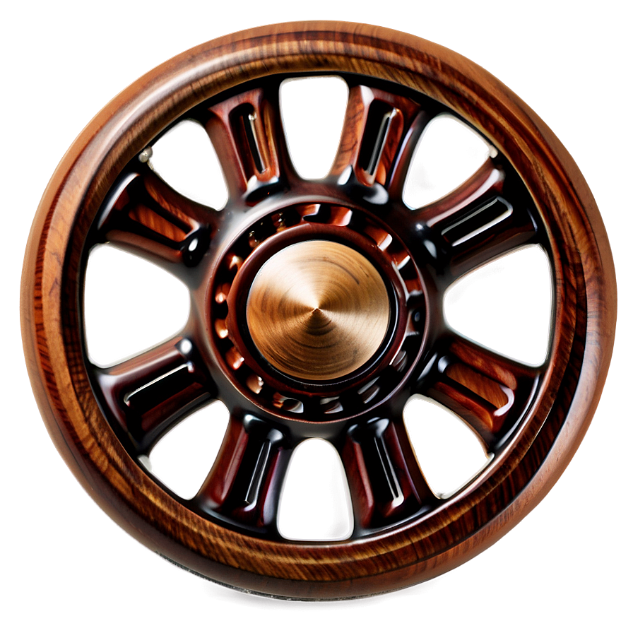 Wooden Fidget Spinner Png 06202024 PNG