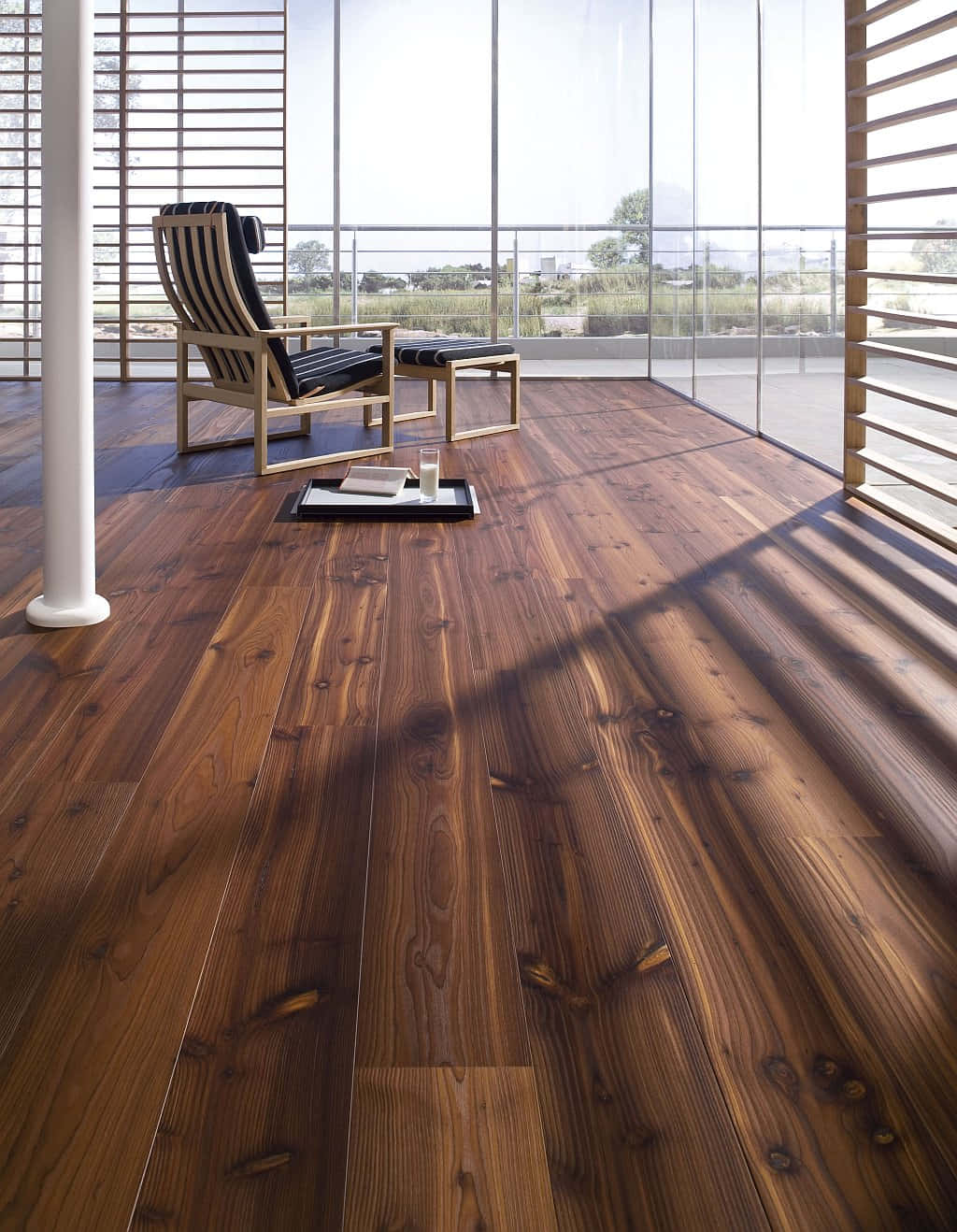 Stunning Wooden Floor Adding Texture To Your Room