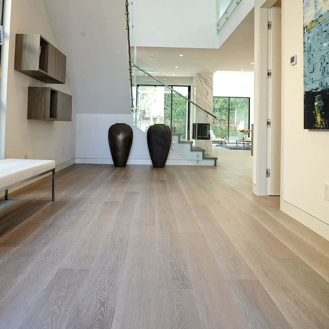 Add a touch of elegance to your space with a beautiful wooden floor