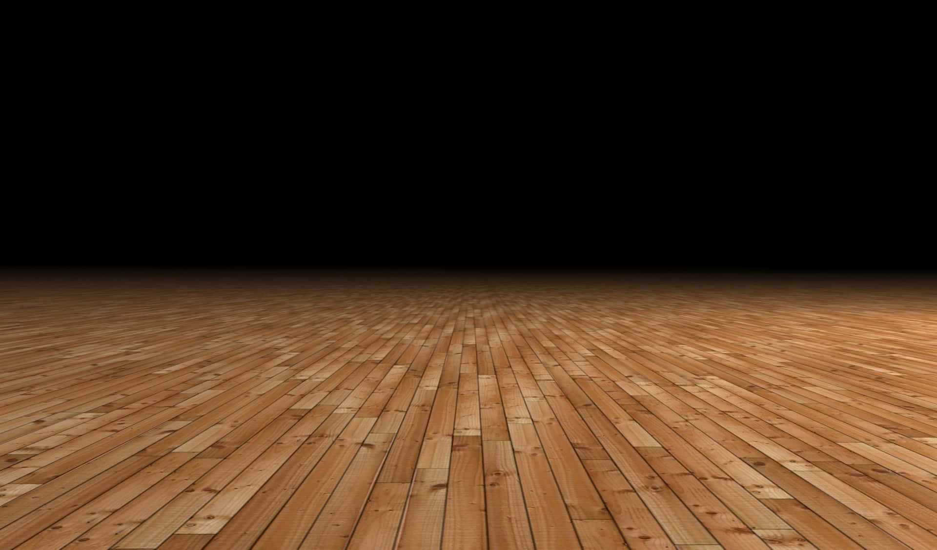 A Wooden Floor With A Black Background