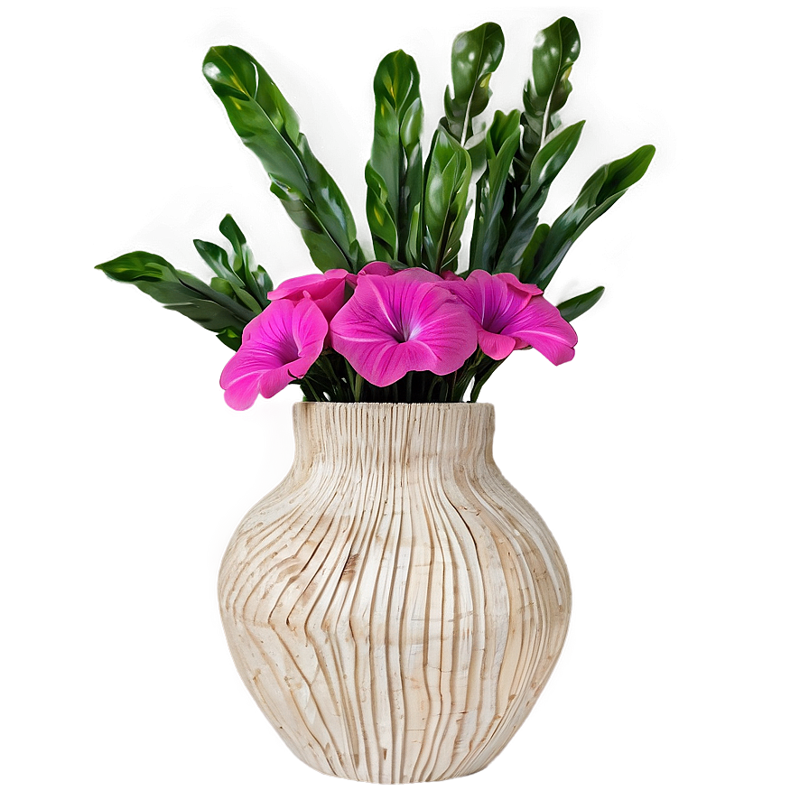 Wooden Flower Vase Png Ltj70 PNG