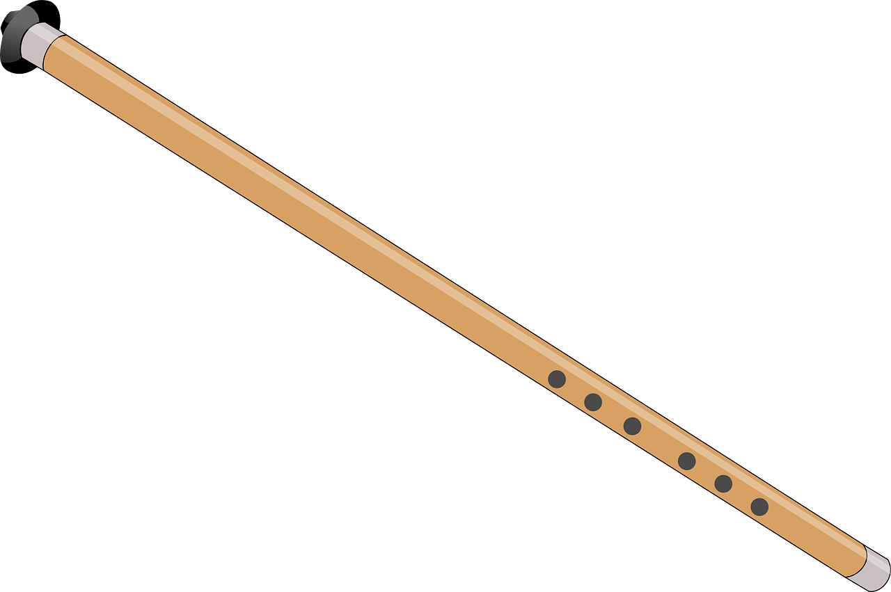 Download Wooden Flute Illustration.png | Wallpapers.com