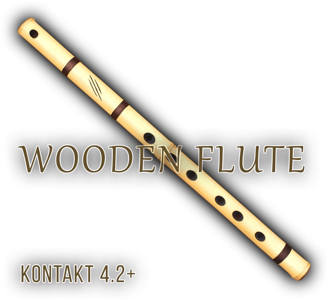 Wooden Flute Musical Instrument PNG