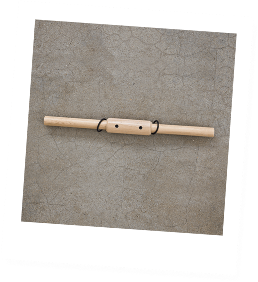 Wooden Fluteon Textured Background PNG