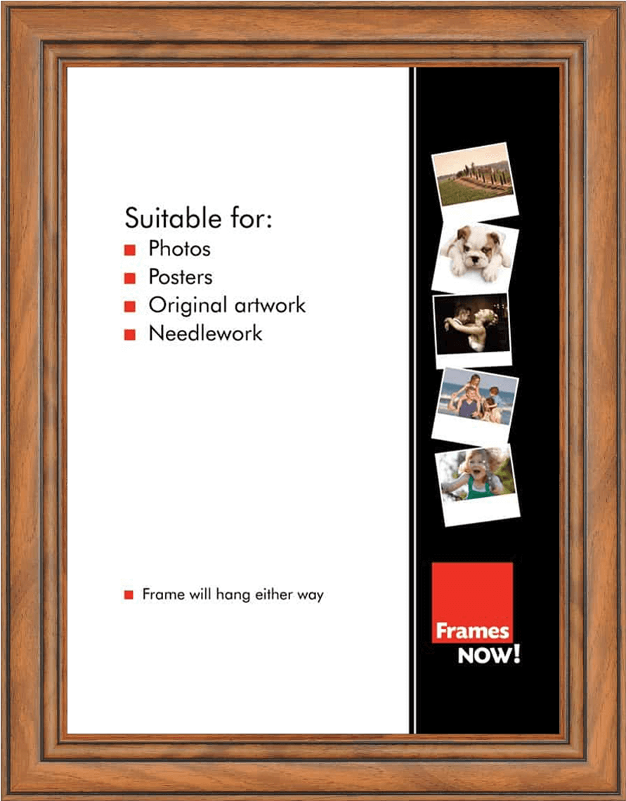 Wooden Frame Display Options PNG