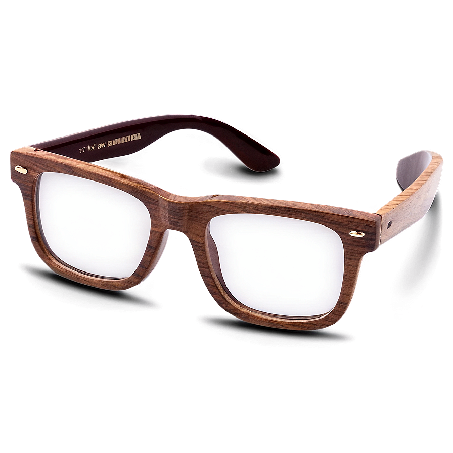 Wooden Frame Glasses Png 61 PNG