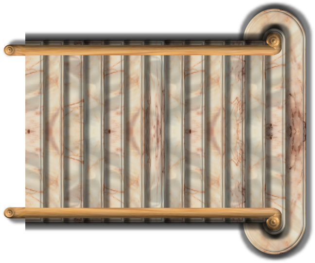 Wooden Ladder Top View PNG