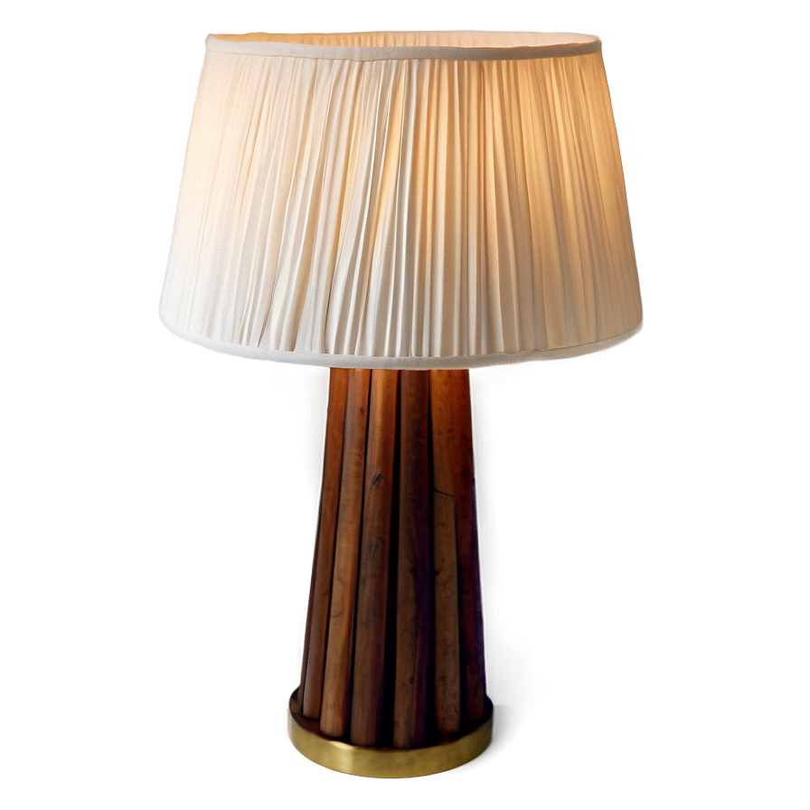 Wooden Lamp Png 05252024 PNG