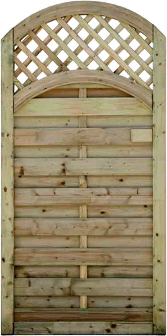 Wooden Lattice Garden Gate.png PNG