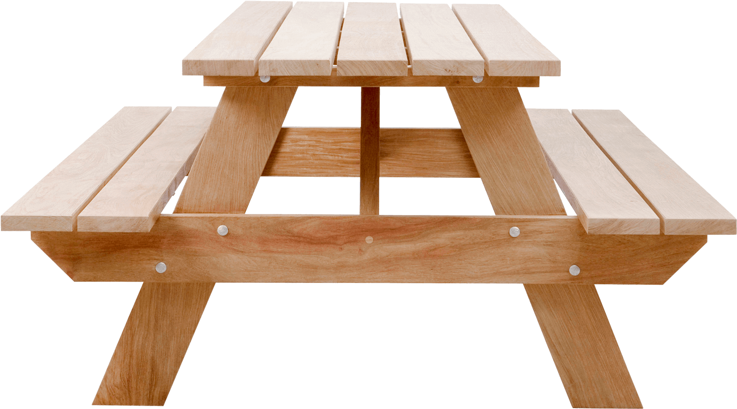 Wooden Picnic Table Clipart PNG