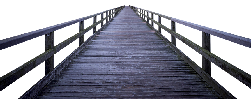 Wooden Pier Nighttime PNG