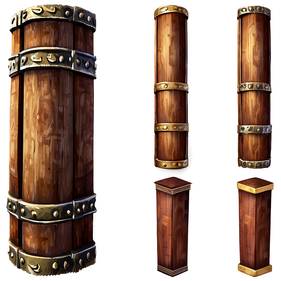 Wooden Pillar Png Ioq84 PNG