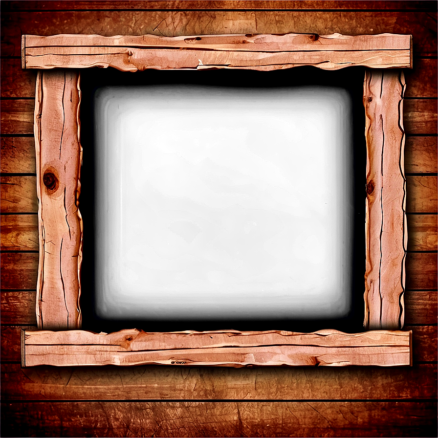 Wooden Plank Photo Frame Png Ptb3 PNG