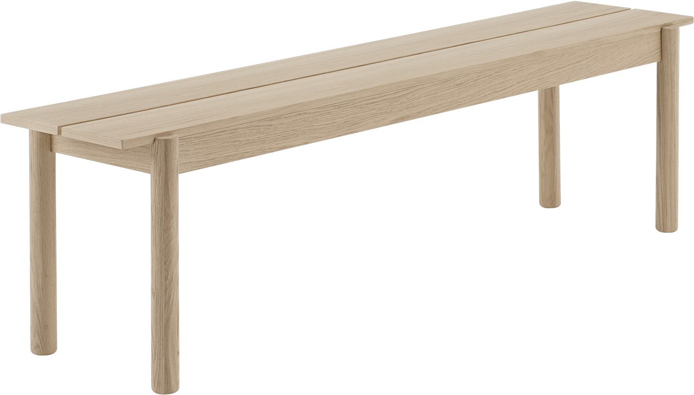 Wooden Simple Design Bench PNG