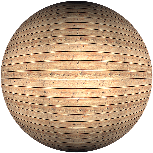 Wooden Sphere Texture Background PNG