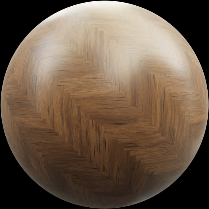 Wooden Sphere Texture PNG