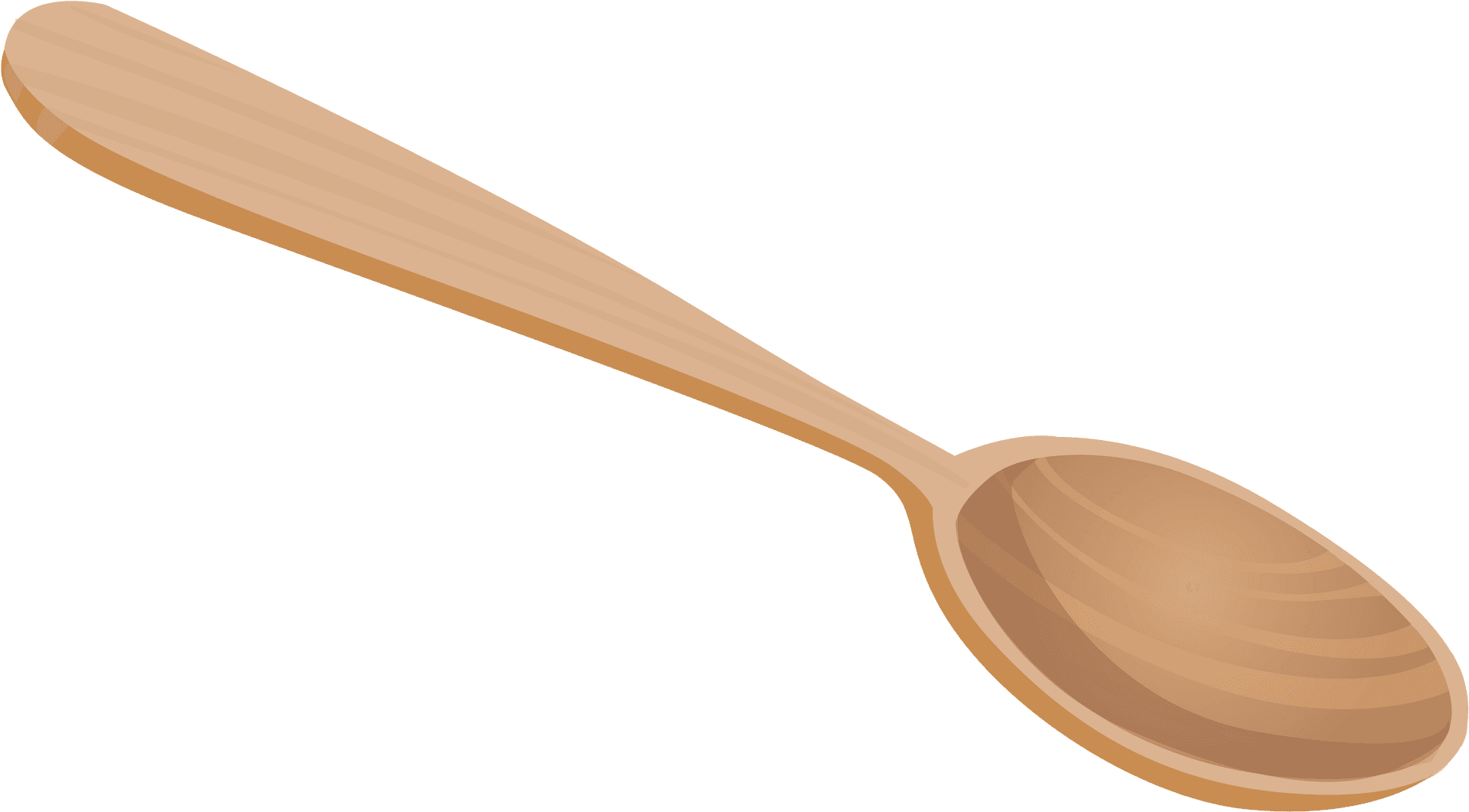 Wooden Spoon Illustration PNG