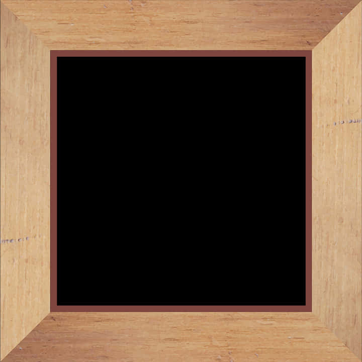 Wooden Square Frameon Texture PNG