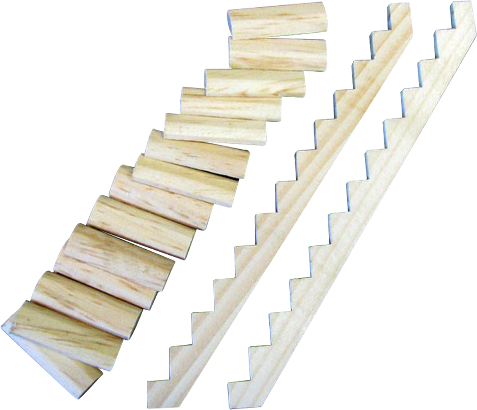 Wooden Staircase Components PNG