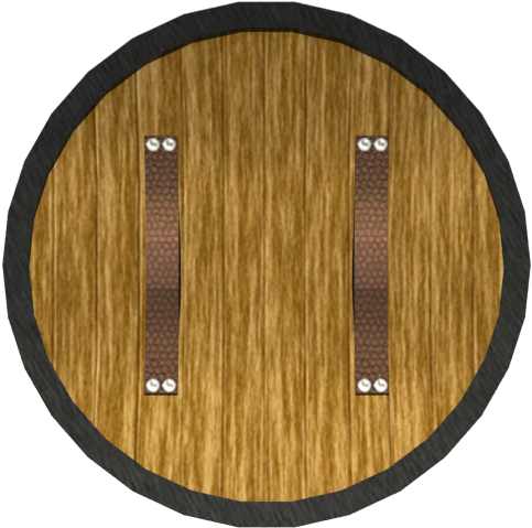 Wooden Texture Circlewith Two Strips PNG