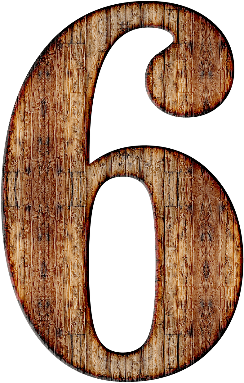 Wooden Texture Number6 PNG
