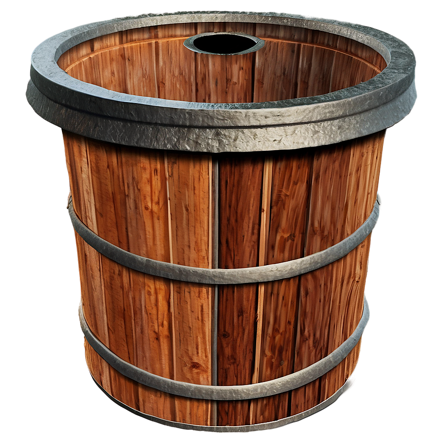 Wooden Trash Bin Draft Png Nvr PNG