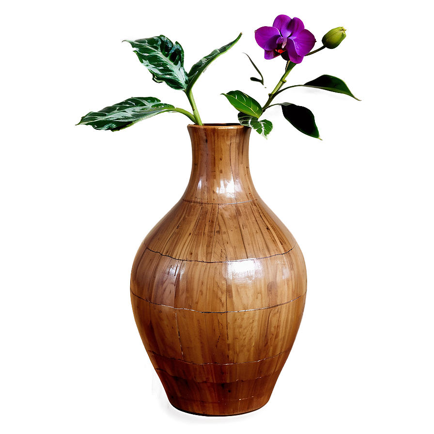 Wooden Vase Png Toq PNG