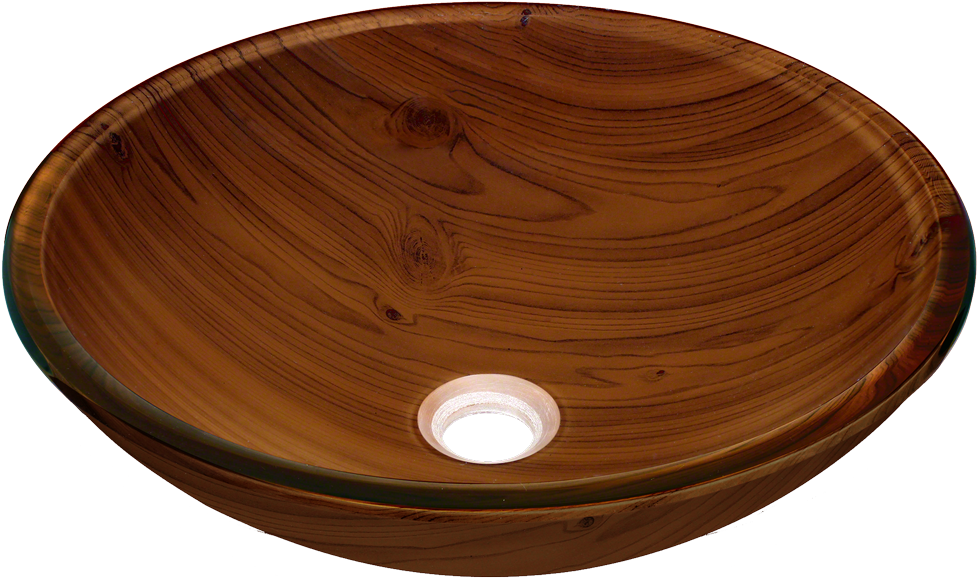Wooden Vessel Sink Texture PNG