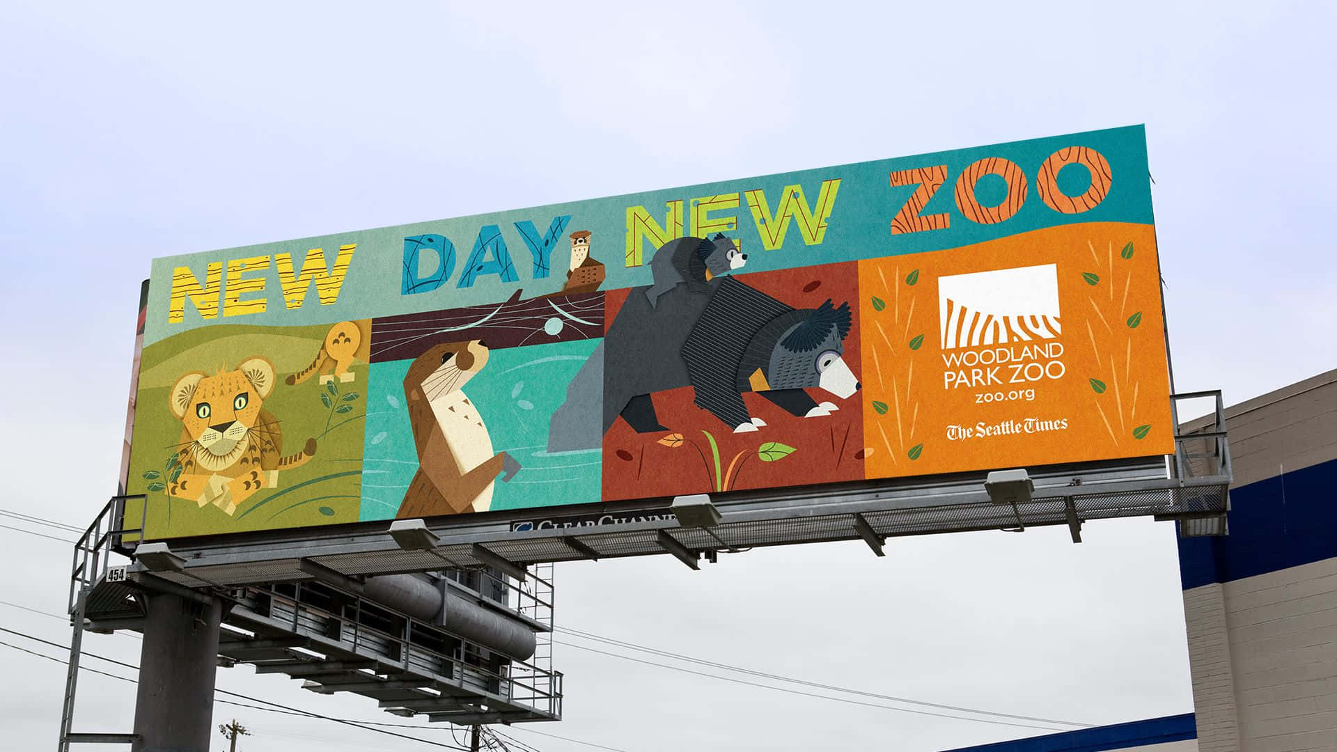 Woodland Park Zoo Billboard Advertisement Wallpaper