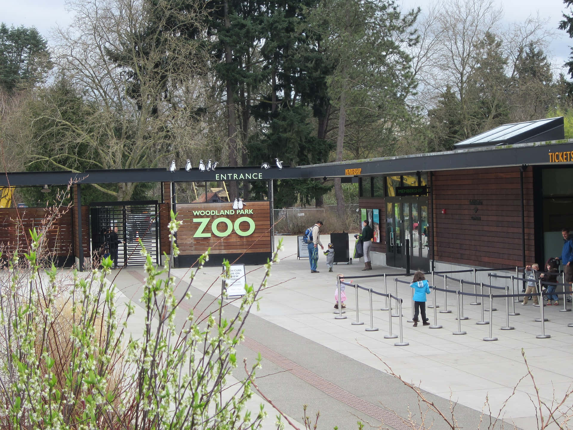 Woodland Park Zoo Entrance Wallpaper