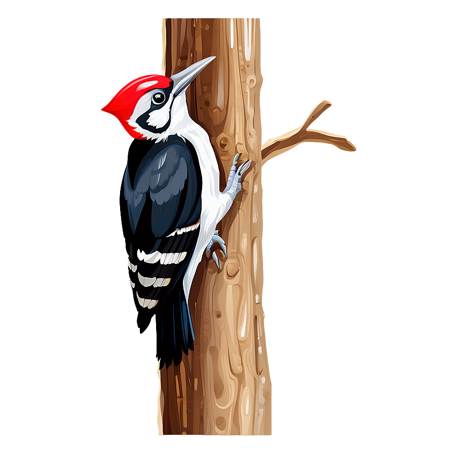 Woodpecker Bird Tree Png Nyo91 PNG