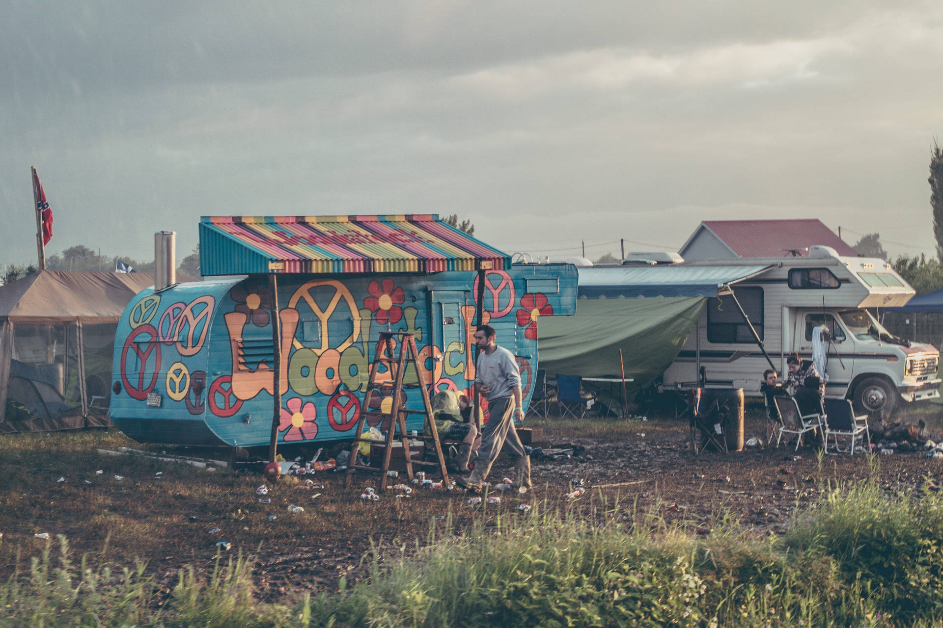Woodstockafterparty-szene Wallpaper