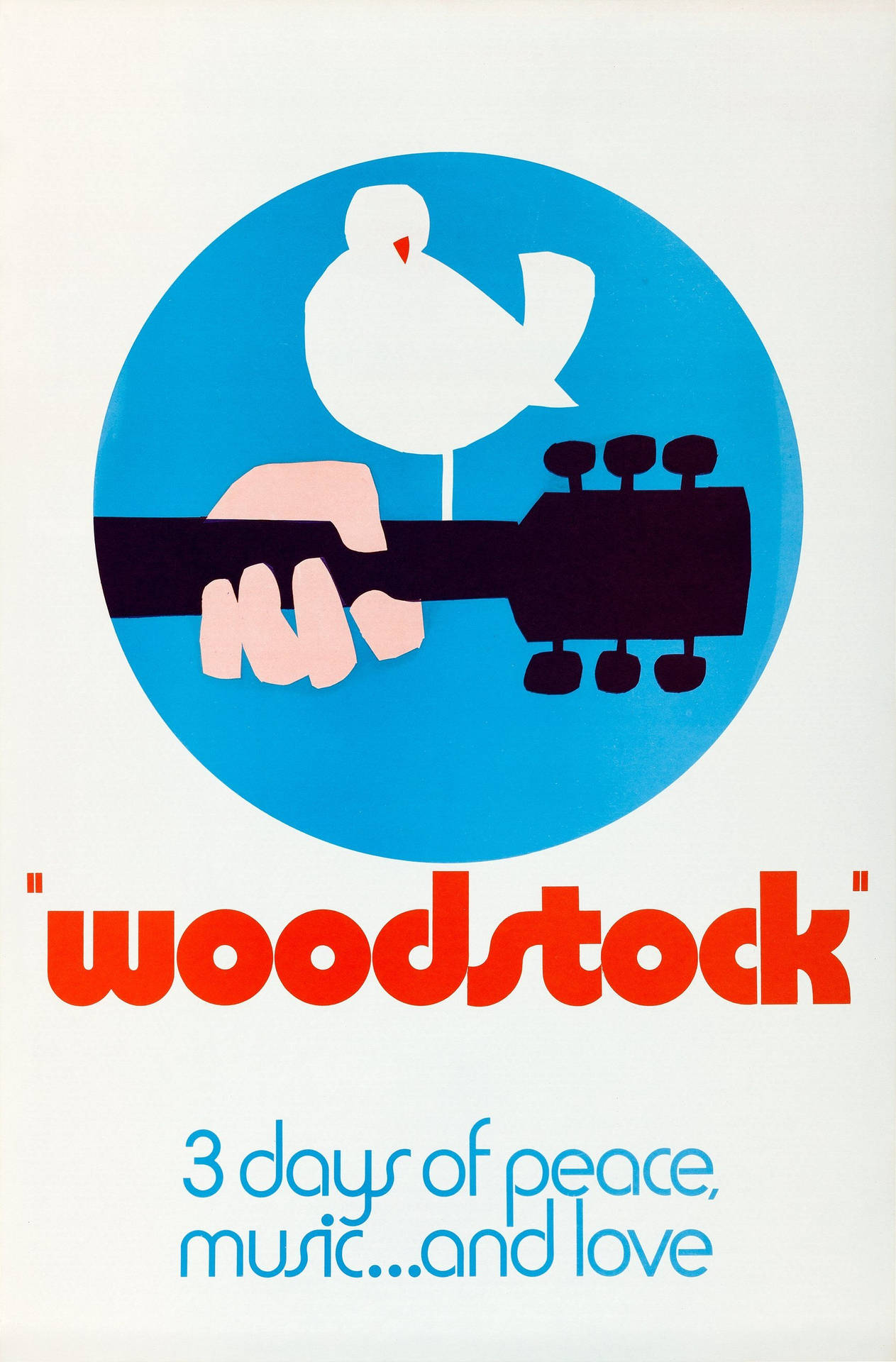 Woodstock Logo Plakat Wallpaper